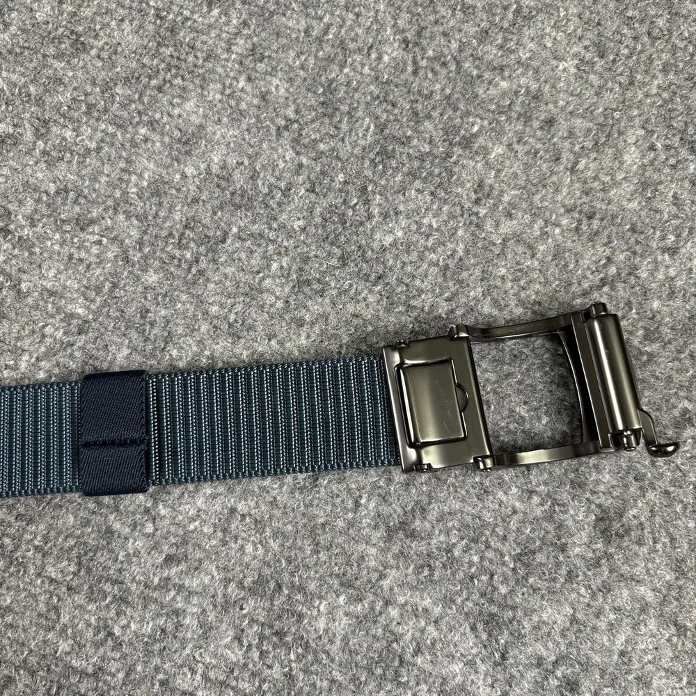 Fairwin Web Belt Men's Blue Nylon Ratchet Automatic Buckle 52